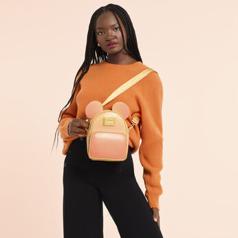 Mickey Mouse Glitter Sequin Convertible Mini Backpack & Crossbody Bag, Image 2